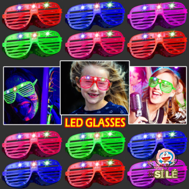Mắt Kính Có Đèn led 4 Màu Độc Đáo Cho Người Lớn Và Trẻ Em