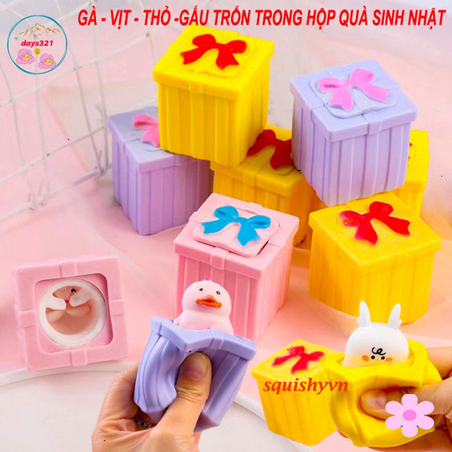 Squishy Con Thú mochi xả stress - Đồ chơi thú mochi squishy