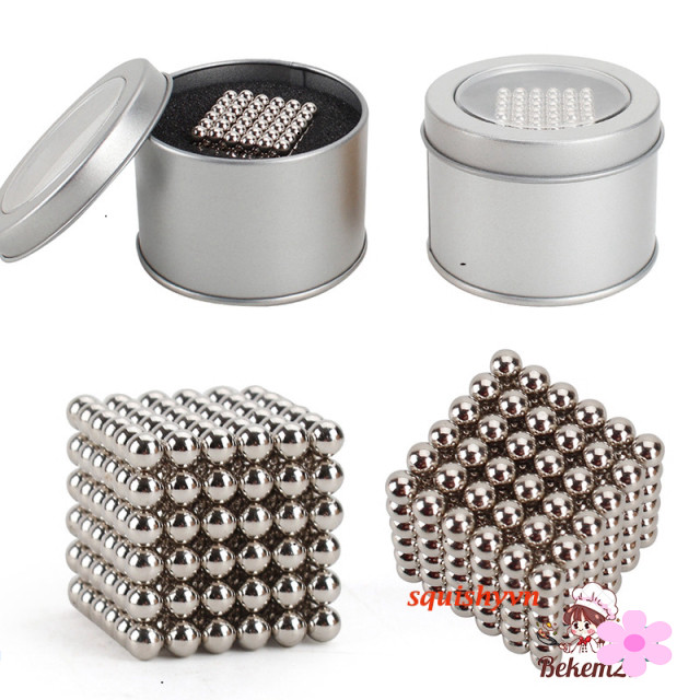 bi nam châm 6 màu 216 viên (FULL HỘP) Bộ nam châm hút từ Bucky Balls 216 viên nhiều màu