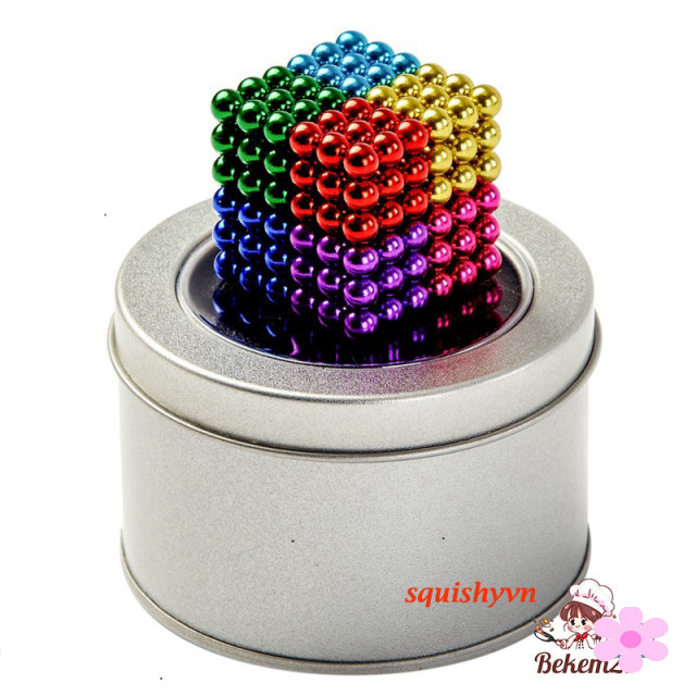 (FULL HỘP) Bộ nam châm hút từ Bucky Balls 216 viên nhiều màu Bộ 216 Quả Bóng Nam Châm Nhiều Màu Sắc 
