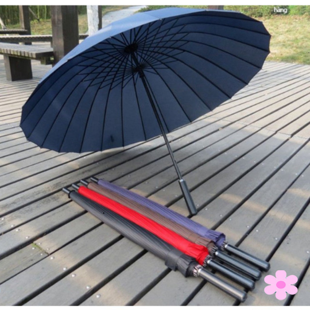 [SIÊU CHẮC] - Ô DÙ TO 24 NAN CAO CẤP CÓ QUAI ĐEO-Ô dù cỡ lớn cán dài 24 nan chống lật-ô dù cán dài đ