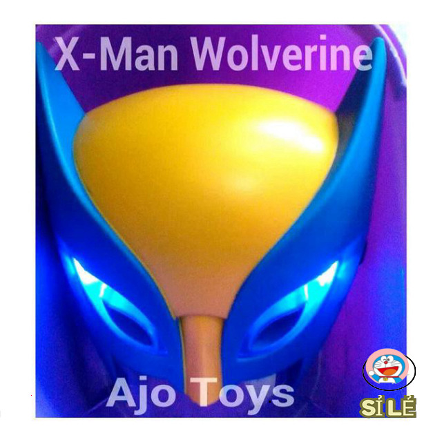 Mặt Nạ Người Sói Wolverine Phát Sáng Trong Avengers X-Man biệt đội siêu anh hùng Iron man, Spider ma