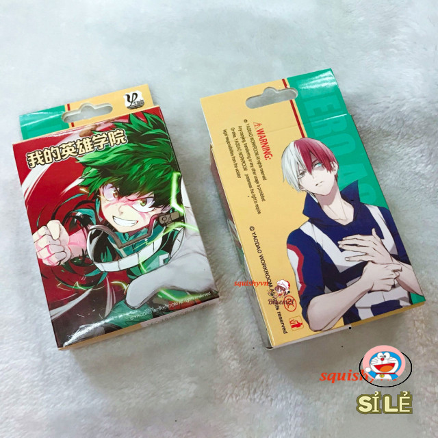 Bộ Bài Poker My Hero Academia;Boku No Hero Academia;Trường Học Siêu Anh Hùng; My Hero Academia In Ho