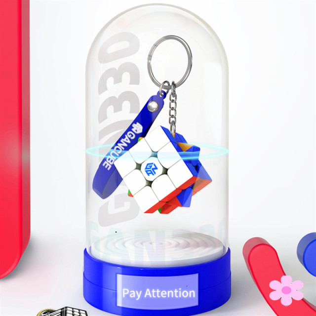 Móc Khóa Khối Rubik 3x3 X 3 3x3 X 3 Gan 330 xoay mượt