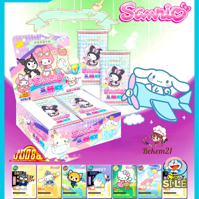 Sỉ bài Hộp Samrio 32 túi mỗi túi 5 lá siêu đẹp tổng 160 lá