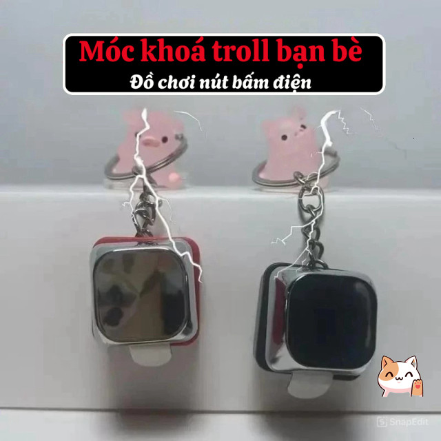 [HÀNG MỚI VỀ] Đồ Chơi Móc khoá điện dùng troll bạn bè, giảm căng thẳng, đồ chơi hình bàn phím mới lạ