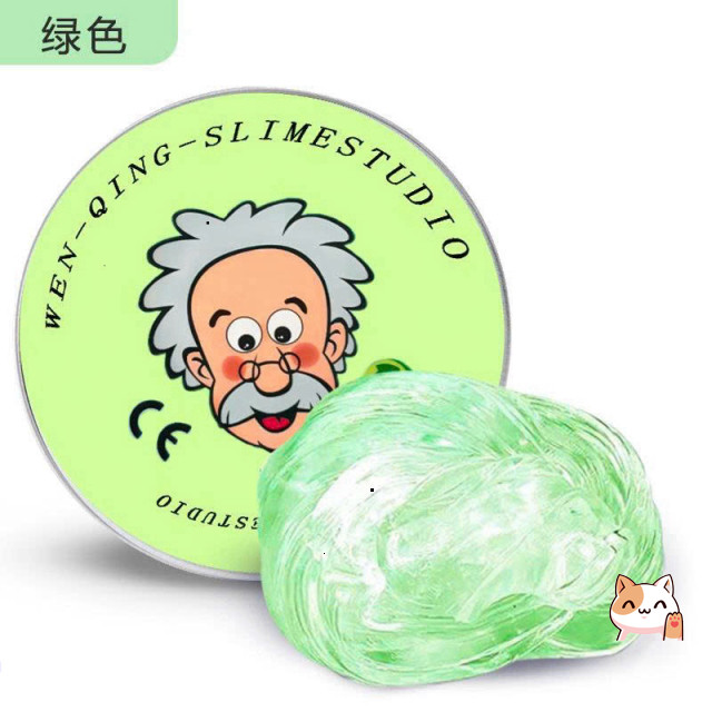 [TA] ( Hàng có sẵn ship hỏa tốc) Slime ông già nhựa dẻo trong suốt Putty hộp thiếc