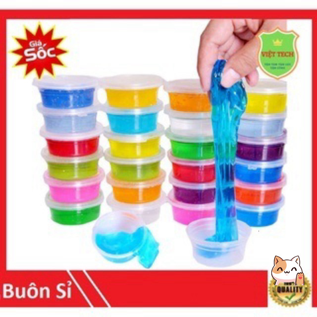 Bộ Slime - Slam dẻo - Slime mây, Nước, Xốp