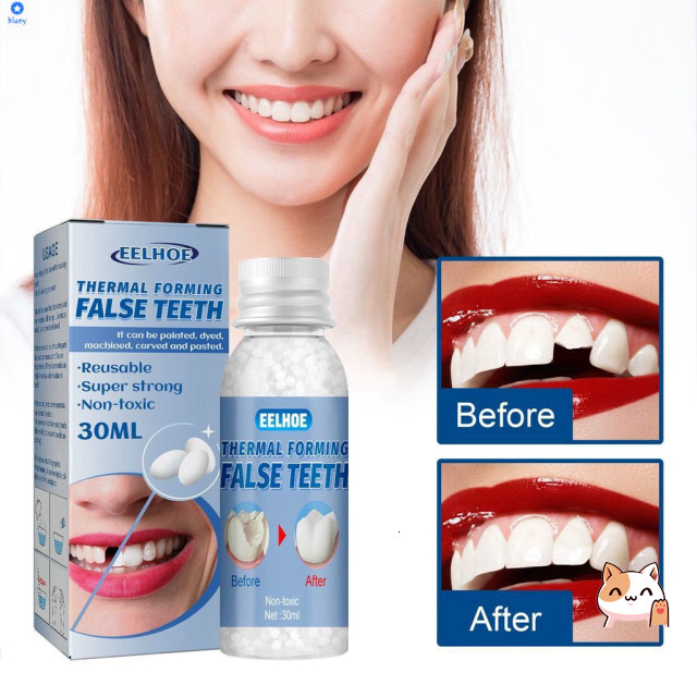 30G Màng Keo Dán Răng Có Thể Uốn Được & Răng Giả Trang Điểm Tv Đóng Gói Sửa Đổi Tạm Thời Răng Sửa Ch