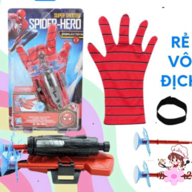 Găng Tay Người Nhện Đồ Chơi Cho Bé - Găng Tay Spiderman Có Nỏ . - Thư Viện Đồ Chơi