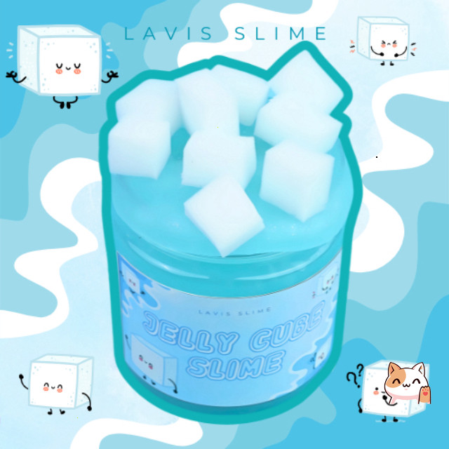 LAVIS SLIME - Slime Jelly Cube Tặng Kẹm Mút Xốp