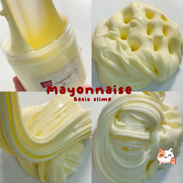 Basic Slime / Slime “ Xốt Mayonnaise “ / Slime Cơ Bản, Slime Bóng / Slime Haphuonganhuy