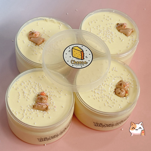 [ SẴN - HOẢ TỐC ] Slime Basic “ Phô Mai của CapyBara “ / Slime Basic - Slime Cơ bản Bóng, Đặc, Dẻo /