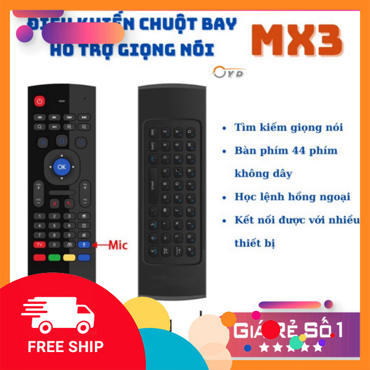 Chuột bay, Bàn phím MX3, KM800, I8, UKB - 500, G10S không dây dùng cho Smartivi và tivibox, Laptop,