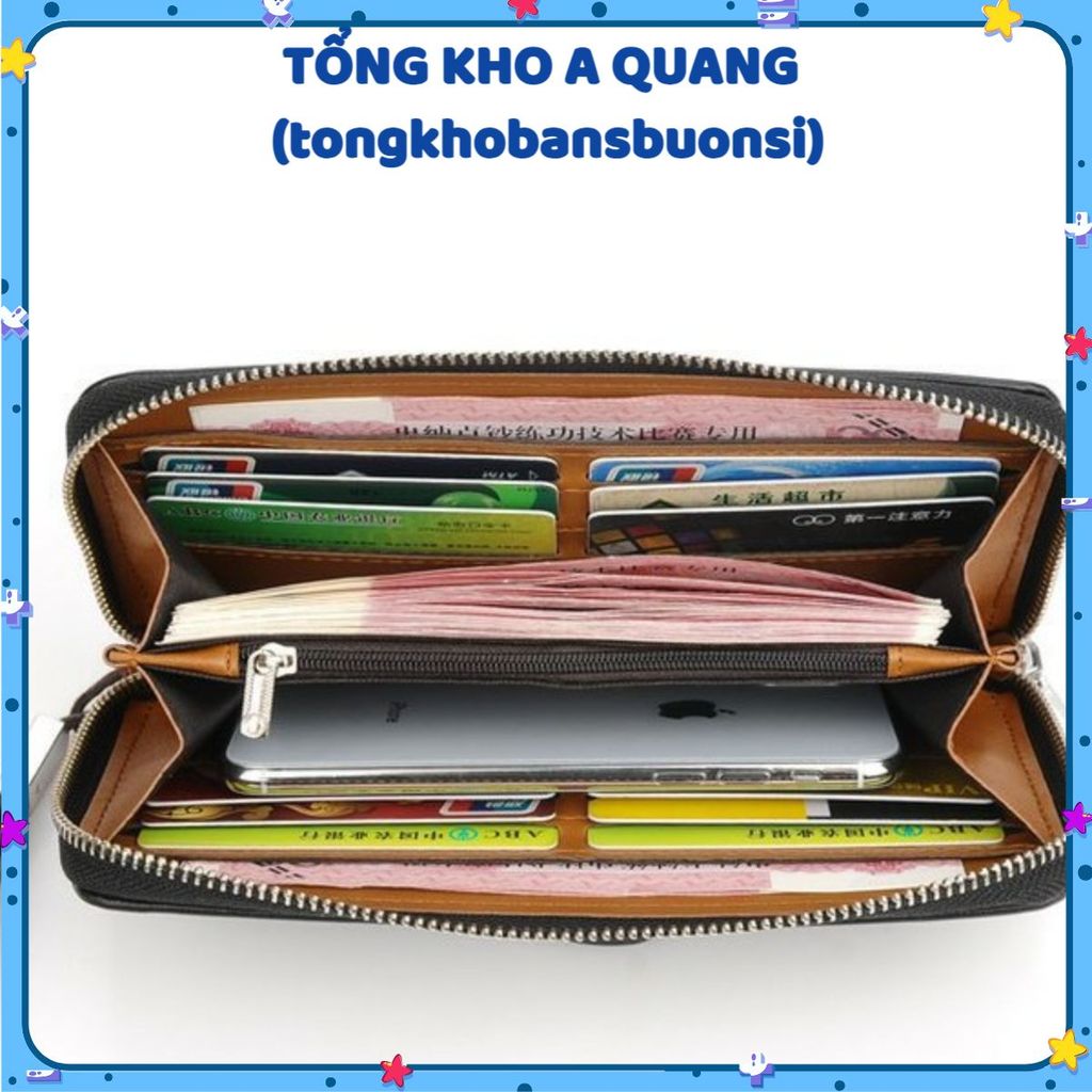 VÍ NAM CẦM TAY - Ví Dài Nam- Nữ Cầm Tay Hàng Hiệu Cao Cấp
