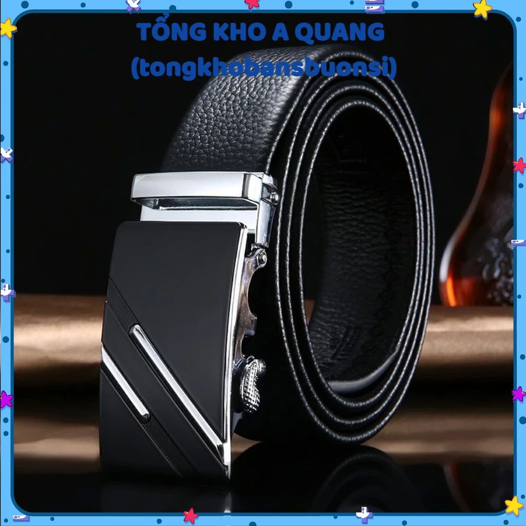 THẮT LƯNG DA NAM HÀNG HIỆU PLAYBOY CAO CẤP KHÓA ĐÚC - Dây Nịt Nam Da Bò 100% Mạ Vàng Nam Tính Chính 