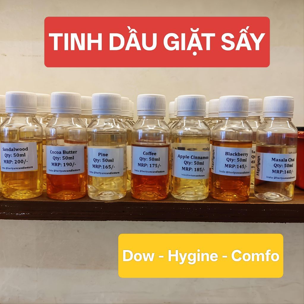 TINH DẦU GIẶT SẤY DOW - HYGINE - COMFOR CHAI 100ML TINH DẦU NGUYÊN CHẤT LÀM XỊT THƠM QUẦN ÁO