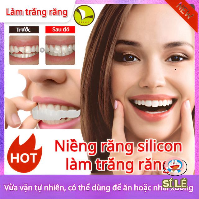 Niềng răng giả, niềng răng giả làm trắng bằng silicon thế hệ thứ hai, niềng răng mô phỏng cho răng t