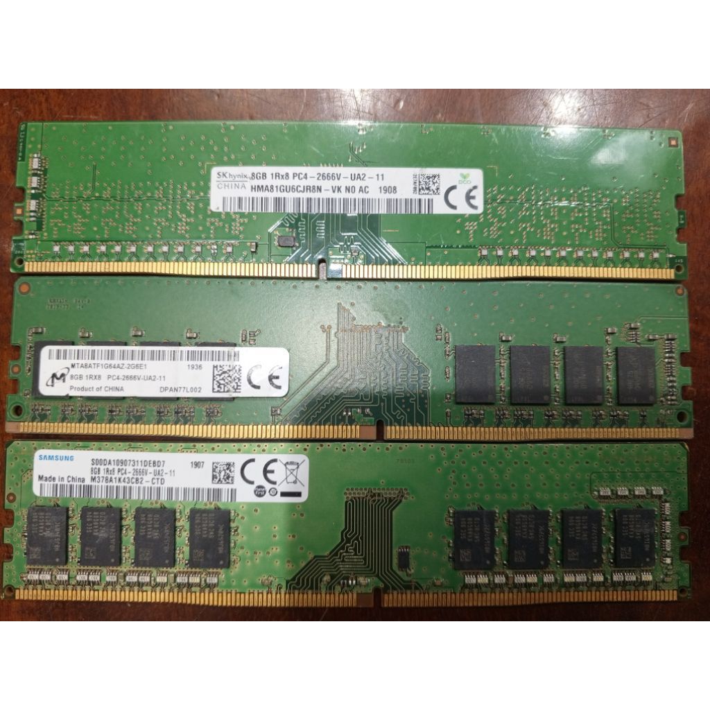 RAM Desktop DDR4 8GB Bus 2666– Hàng tháo máy