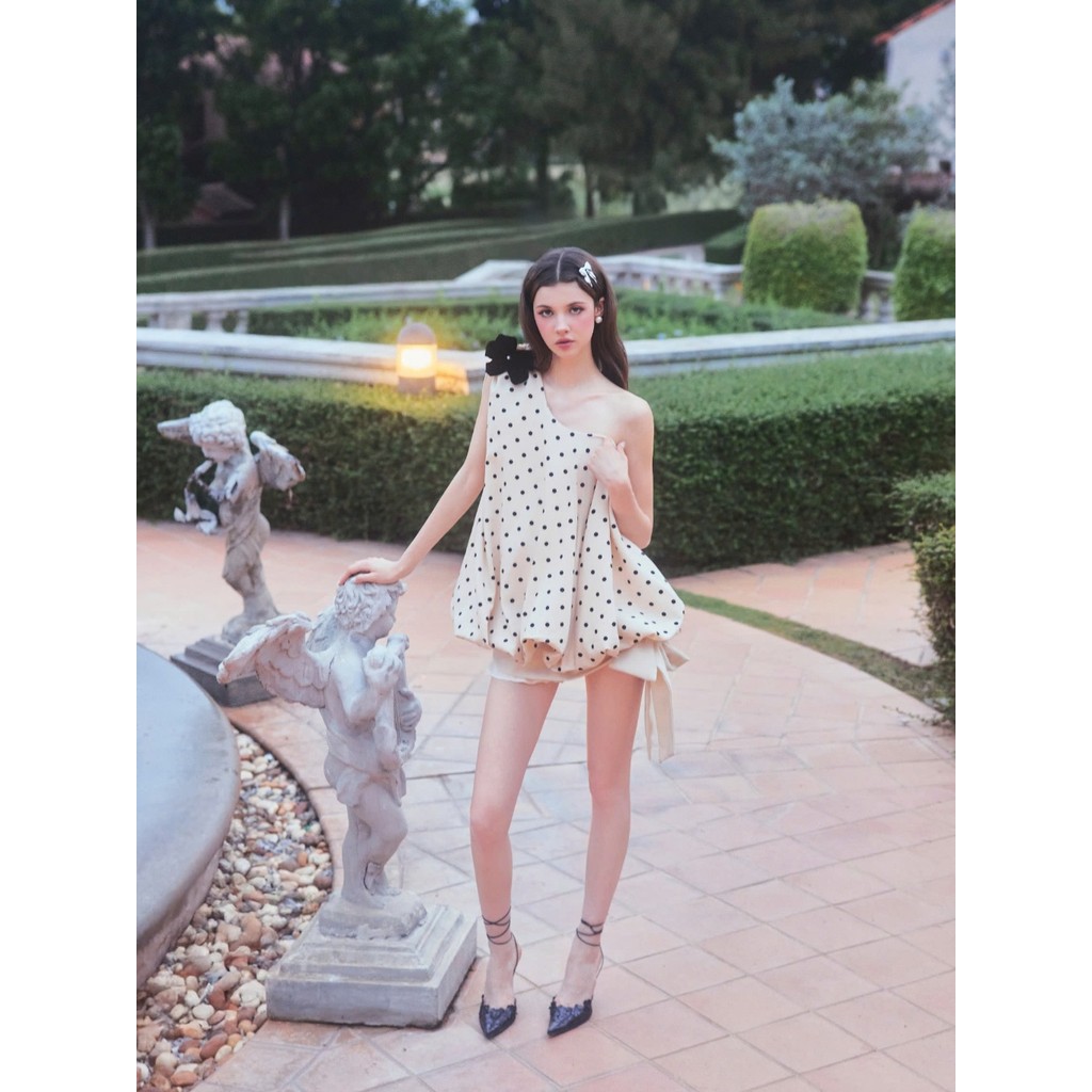 Cara Dress – Đầm Bí Chấm Bi Thiết Kế Sang Chảnh Từ GUVIE