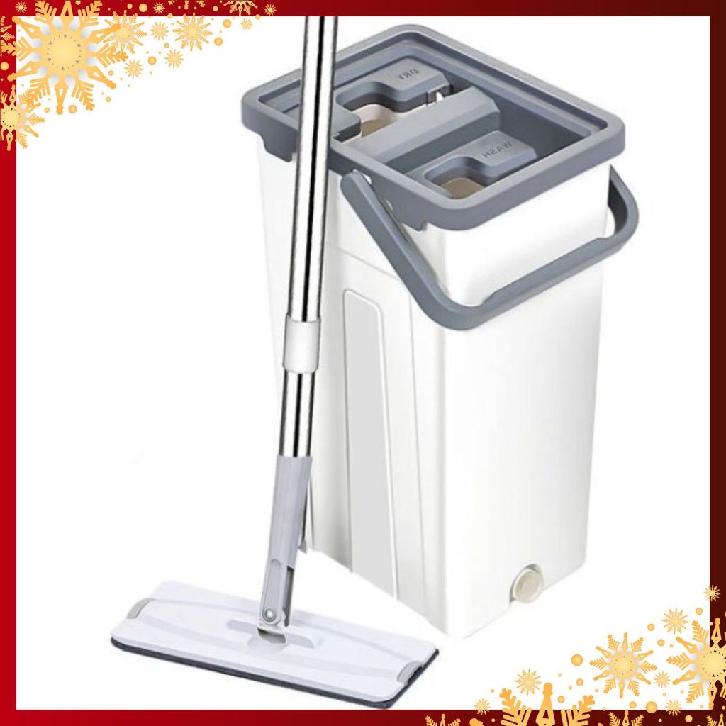 [COMBO 10] MIẾNG LAU NHÀ THAY THẾ CHỔI TỰ VẮT CÓ THÙNG - Bông Lau Thay Thế Chổi Tự Vắt Hình Chữ Nhật