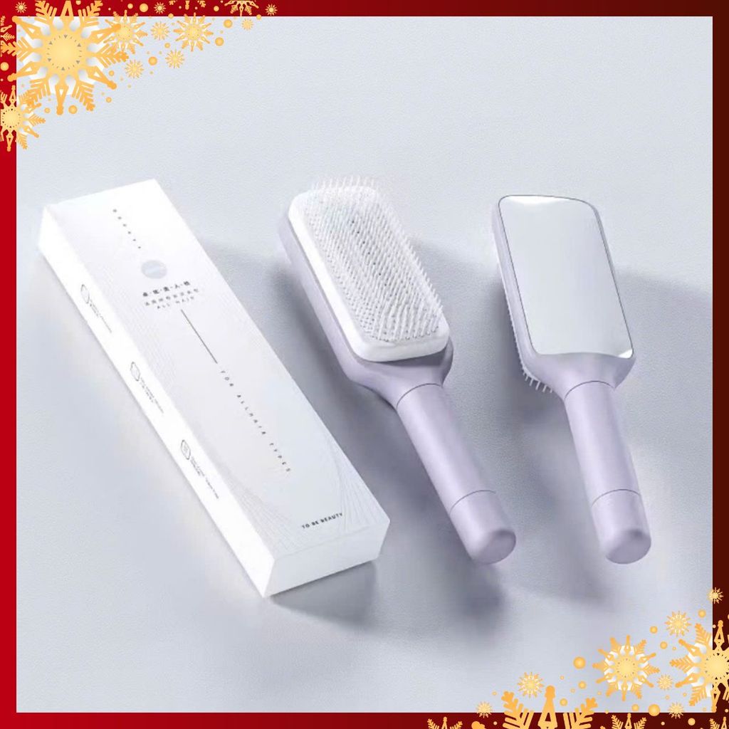 LƯỢC CHẢI TÓC GỠ RỐI XOAY TỰ ĐỘNG - Lược Chải Tóc Tự Động Làm Sạch Tóc Rụng Rối Massage Da Đầu - MA: