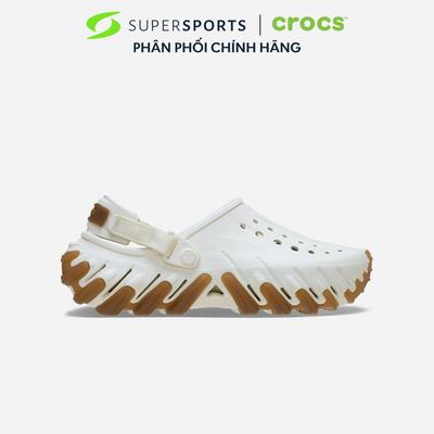 Giày Clog Unisex Crocs Echo Gum Ro - Trắng - 211675-0WV