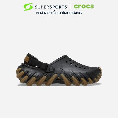 Giày Clog Unisex Crocs Echo Gum Ro - Đen - 211675-001