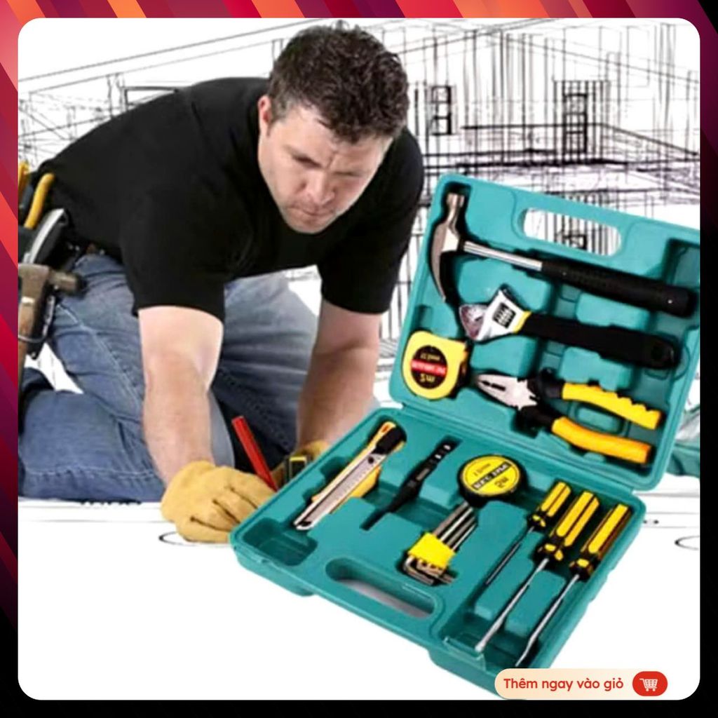 BỘ DỤNG CỤ SỬA CHỮA 16 CHI TIẾT - Bộ Dụng Cụ Sửa Chữa Đa Năng 16 Món - MA:479