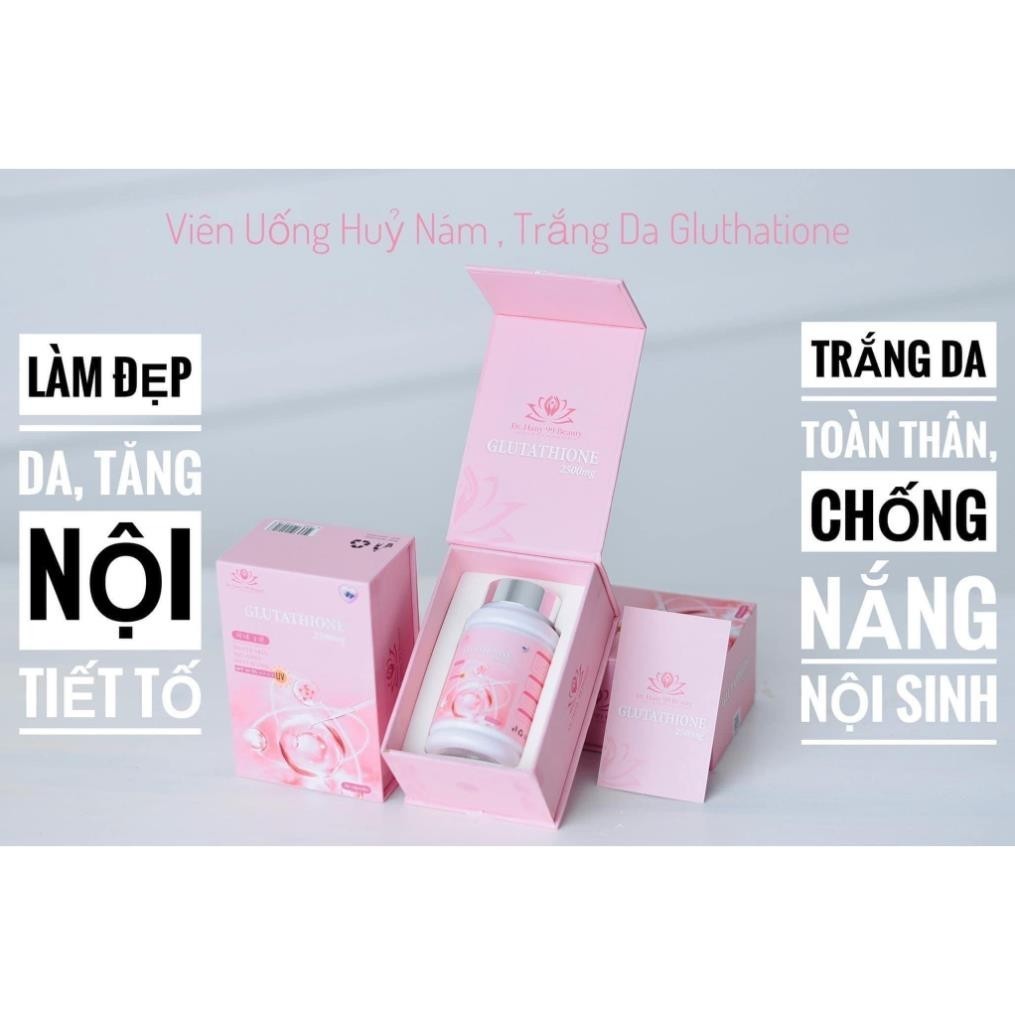 Glutathione,Viên uống trắng da hủy nám Glutathione, nâng tone nhanh, viên trắng da hủy nám tàn nhang
