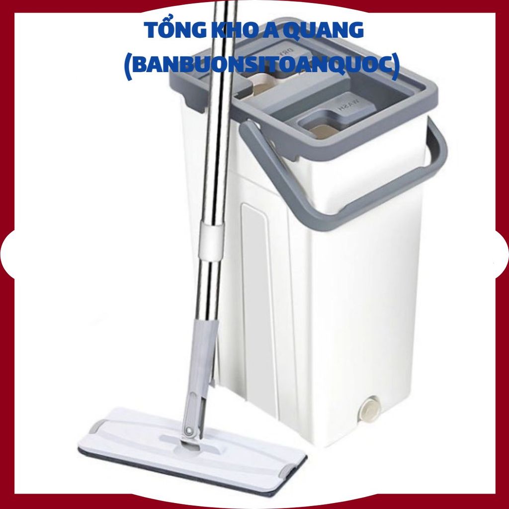 [COMBO 10] MIẾNG LAU NHÀ THAY THẾ CHỔI TỰ VẮT CÓ THÙNG - Bông Lau Thay Thế Chổi Tự Vắt Hình Chữ Nhật