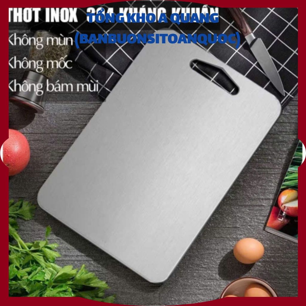 Thớt Inox 304 Kháng Khuẩn Cừờng Lực - THỚT NHÀ BẾP INOX 304 KHÁNG KHUẨN - THOTINOXCAOCAP81