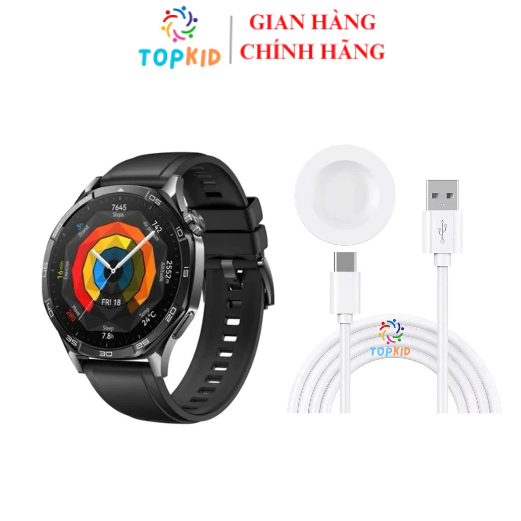Sạc nhanh cho đồng hồ Huawei GT5/GT4/GT3/GT2Pro - Phụ kiện chính hãng | Mã TK-HW.GT5
