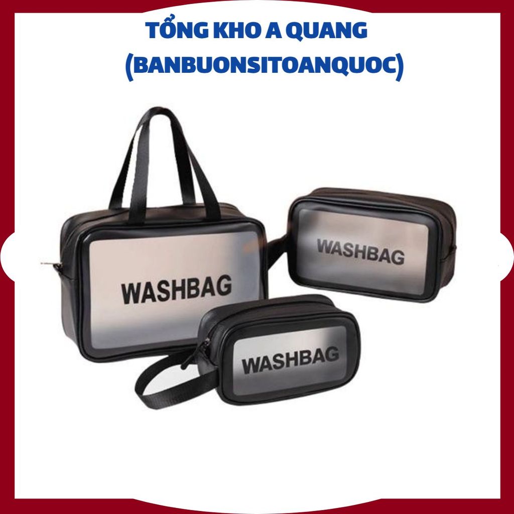Sét 3 Túi Đựng Mỹ Phẩm WASHBAG Du Lịch - TÚI WASHBAG