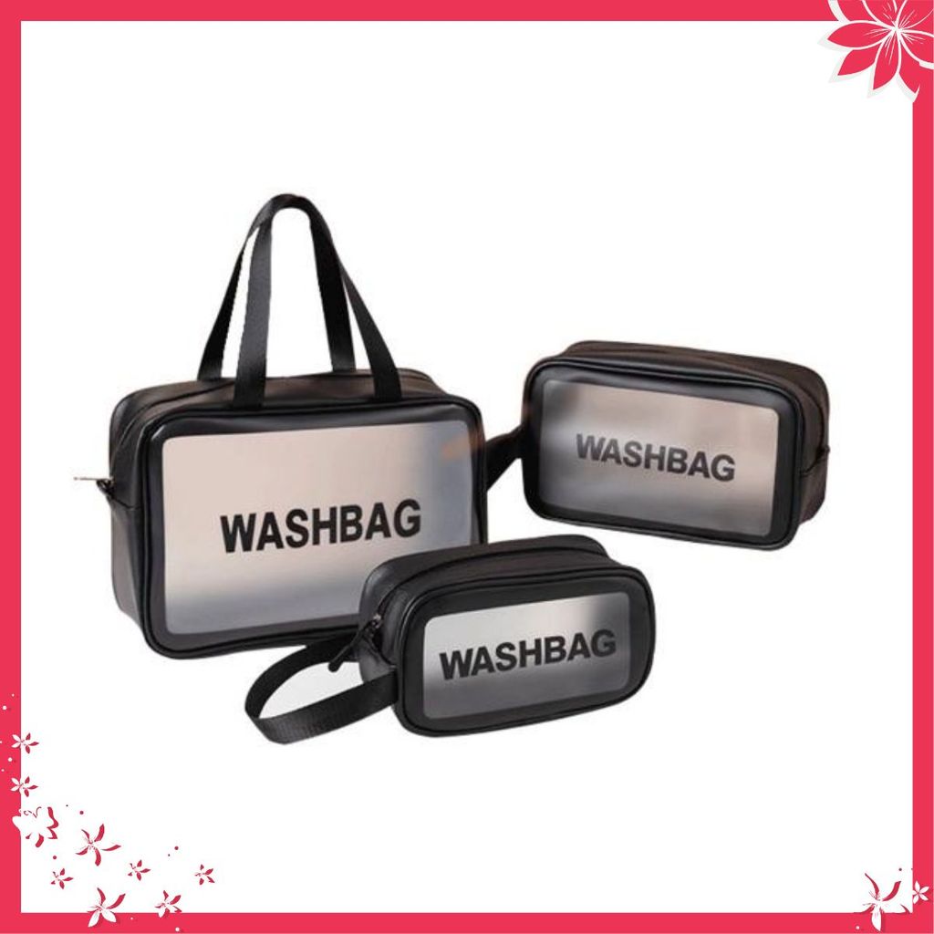 Sét 3 Túi Đựng Mỹ Phẩm WASHBAG Du Lịch Siêu Bền , TÚI WASHBAG