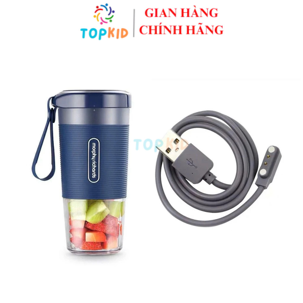 Cáp sạc từ tính màu xám cho máy xay cầm tay Morphy Richard MR9600/MR9801/MR9806/MRPB20/MR9802