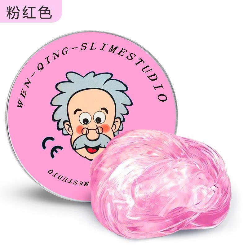 (AB)Slime nhựa dẻo trong suốt hình ông già - Putty hộp thiếc, giao ngay!