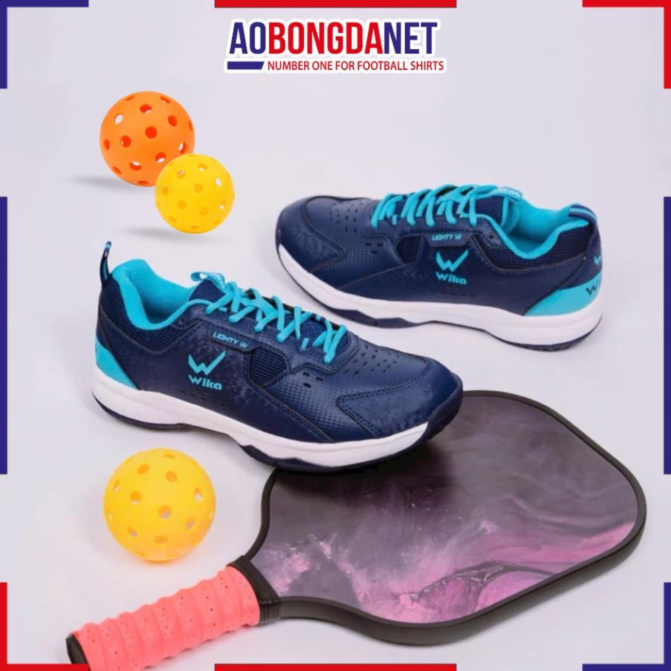 Giày Pickleball Nam Nữ Wika Maru Chính Hãng, Giày Thể Thao Tenis Bóng Bàn Đế Bám Sân