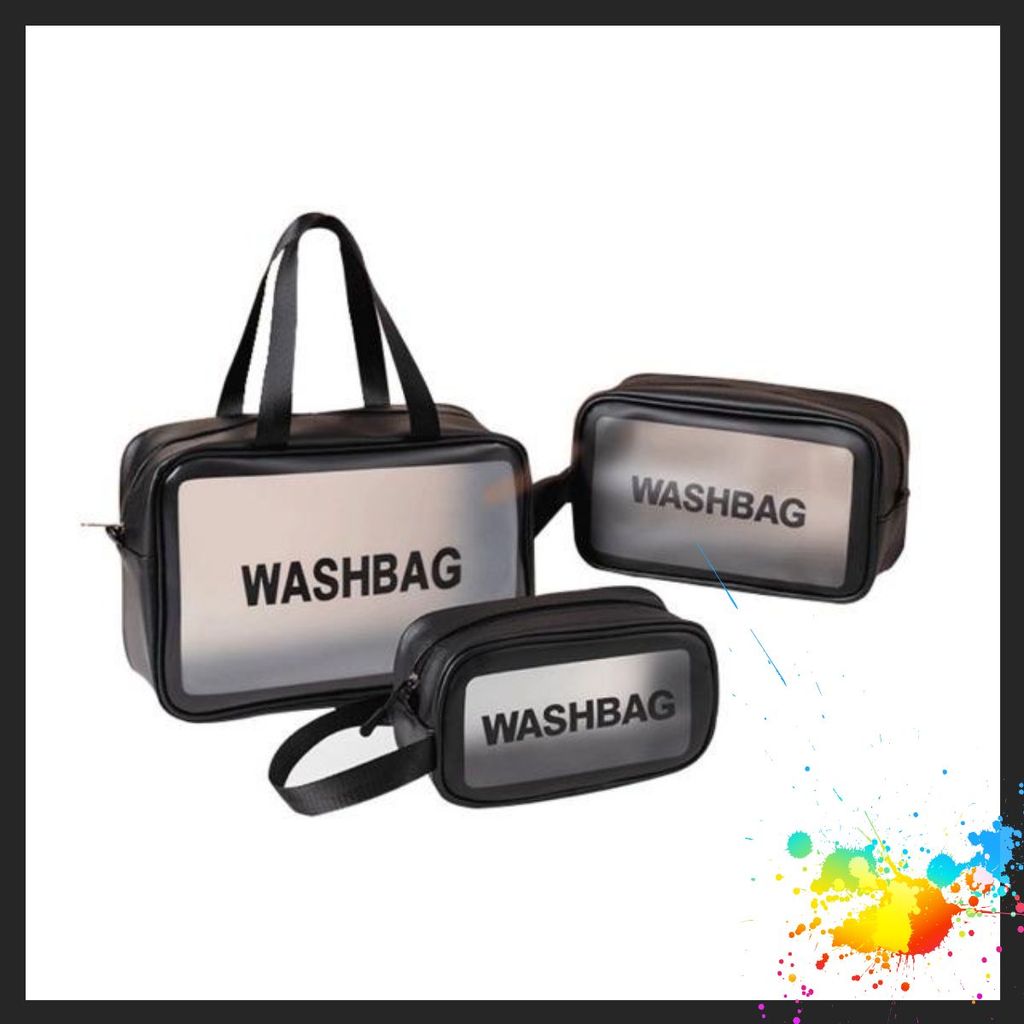 Sét 3 Túi Đựng Mỹ Phẩm WASHBAG Du Lịch Siêu Bền , TÚI WASHBAG