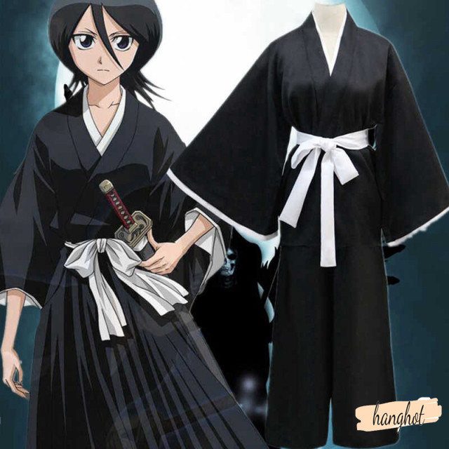 Kimono Cosplay Nữ Halloween Thần Chết - Trang Phục Anime Bleach Lucia