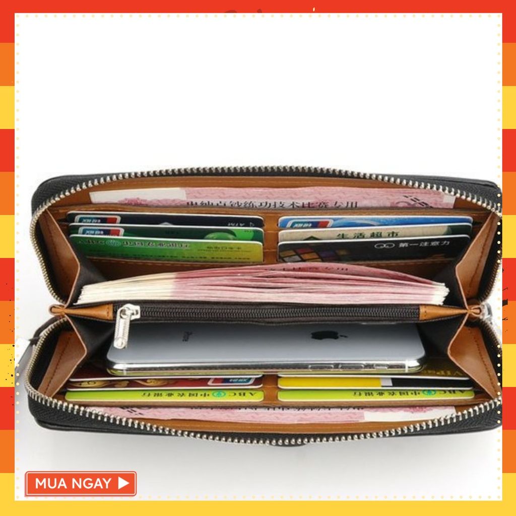 VÍ NAM CẦM TAY - Ví Dài Nam- Nữ Cầm Tay Hàng Hiệu Cao Cấp