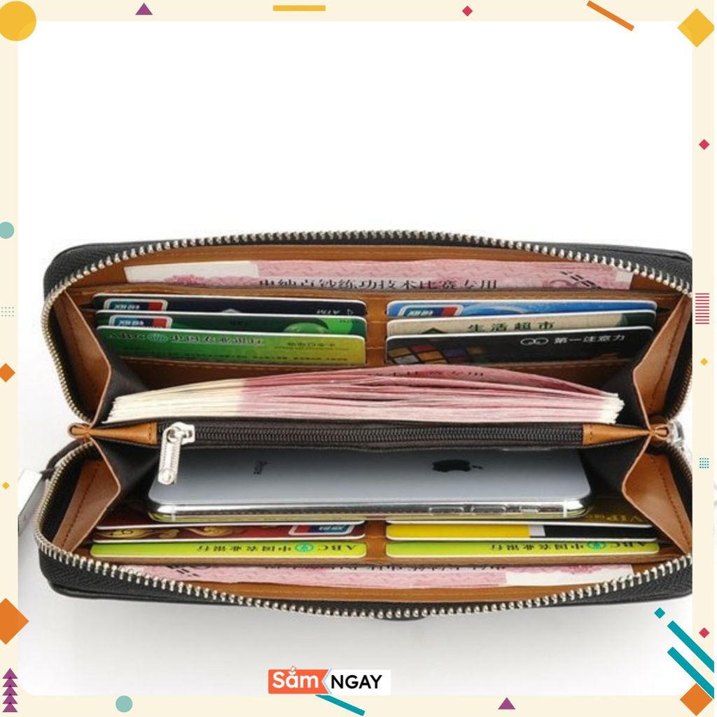 VÍ NAM CẦM TAY - Ví Dài Nam- Nữ Cầm Tay Hàng Hiệu Cao Cấp