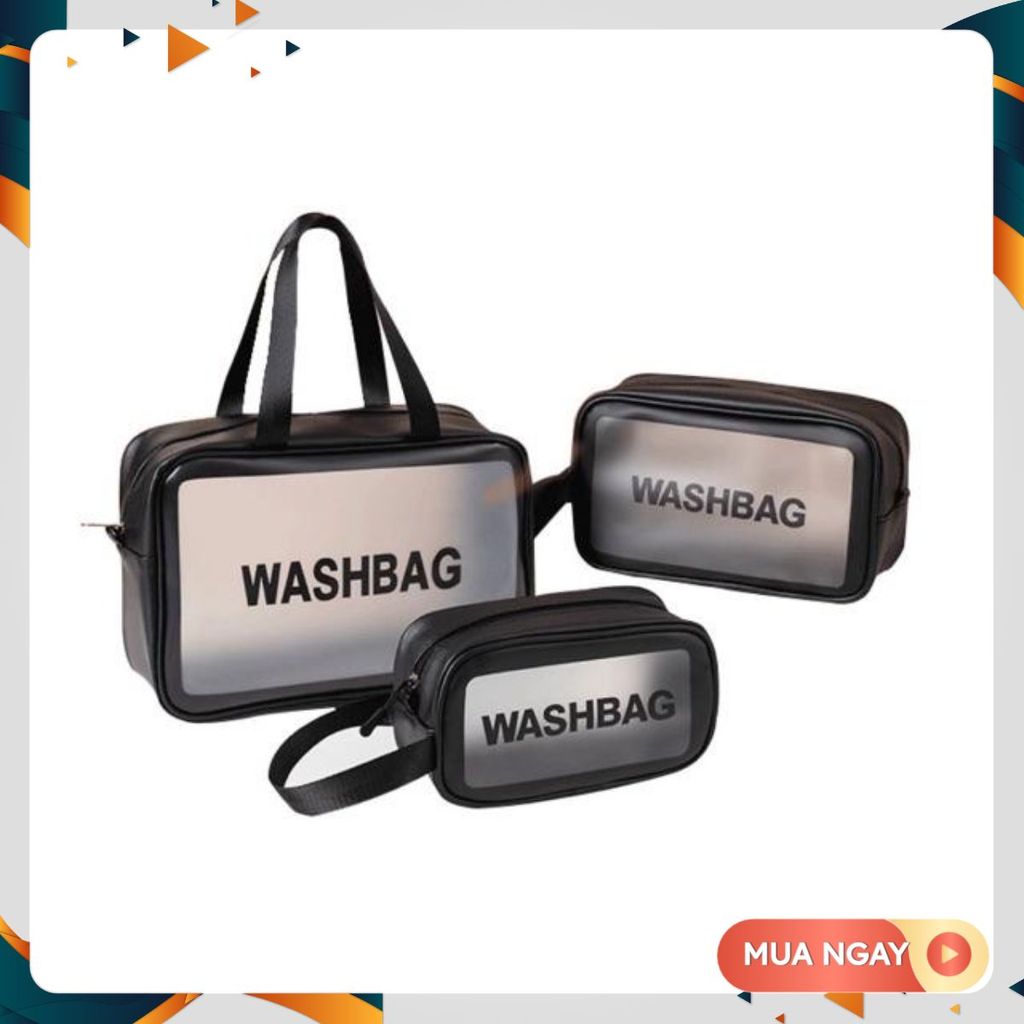 Sét 3 Túi Đựng Mỹ Phẩm WASHBAG Du Lịch - TÚI WASHBAG