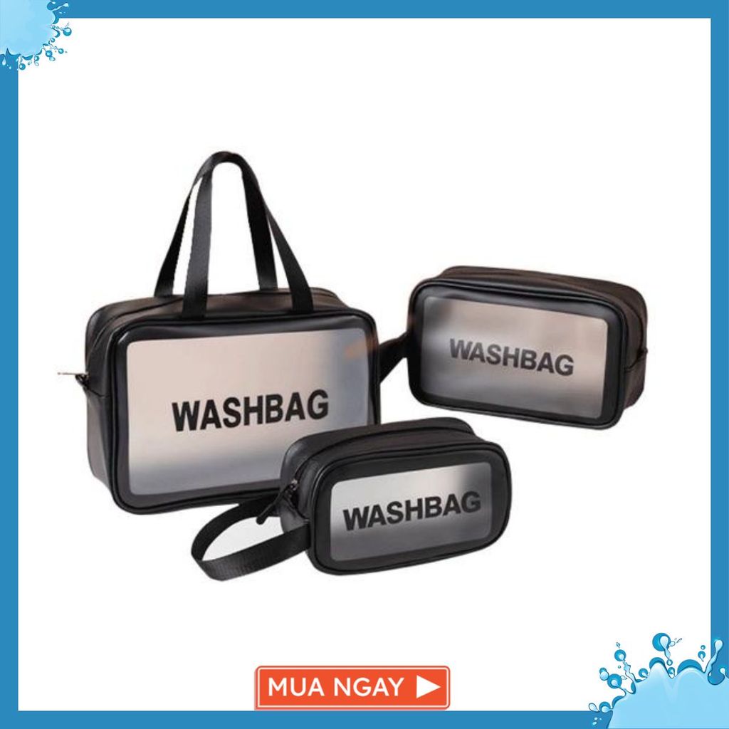 Sét 3 Túi Đựng Mỹ Phẩm WASHBAG Du Lịch - TÚI WASHBAG