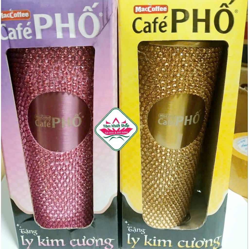 Ly GIỮ NHIỆT cà phê Phố Gold Maccoffee 550ML