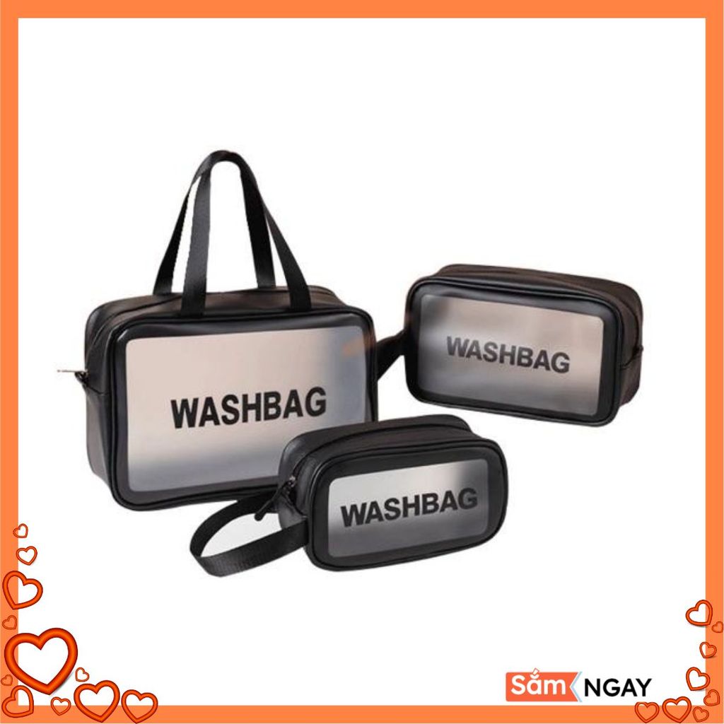 Sét 3 Túi Đựng Mỹ Phẩm WASHBAG Du Lịch - TÚI WASHBAG