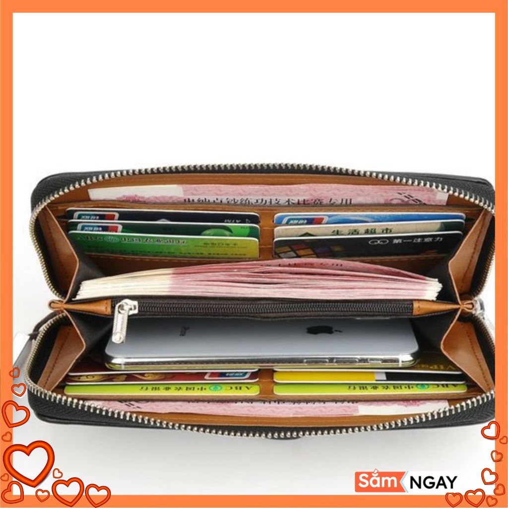 VÍ NAM CẦM TAY - Ví Dài Nam- Nữ Cầm Tay Hàng Hiệu Cao Cấp