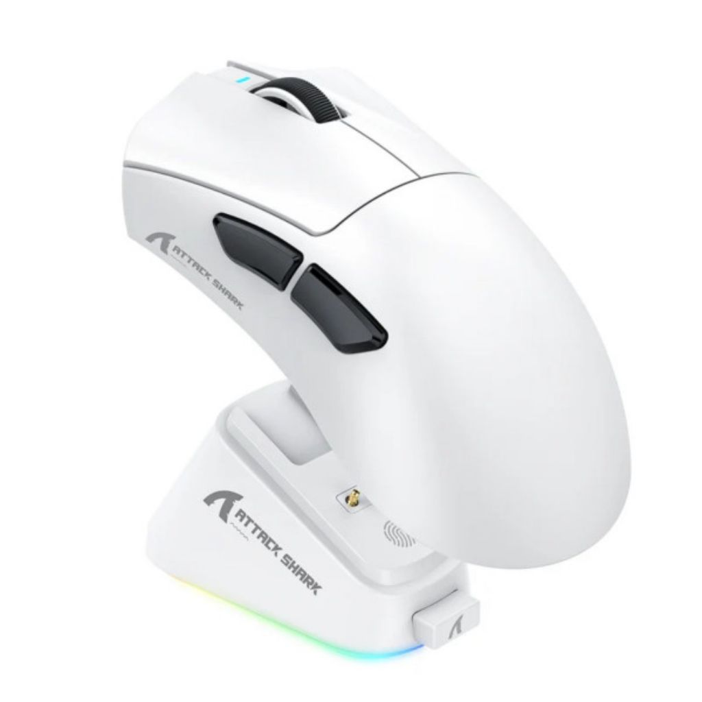 CHUỘT ATTACK SHARK V3 PRO MULTI MODES WHITE (PAW3311/65G) | BigBuy360 - bigbuy360.vn