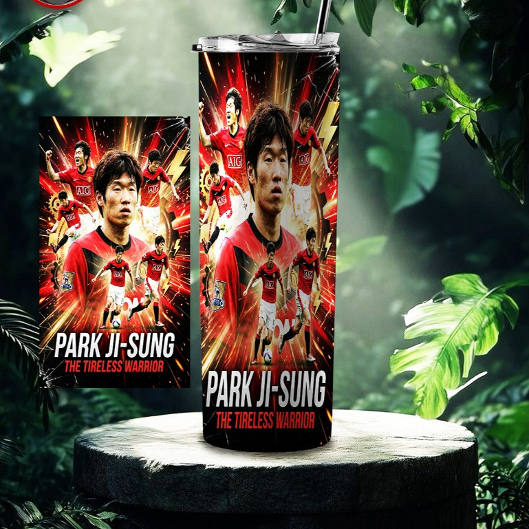 LY GIỮ NHIỆT QUÀ TẶNG HÀNG CAO CẤP BẰNG THÉP KO RỈ IN HÌNH PARK JI-SUNG