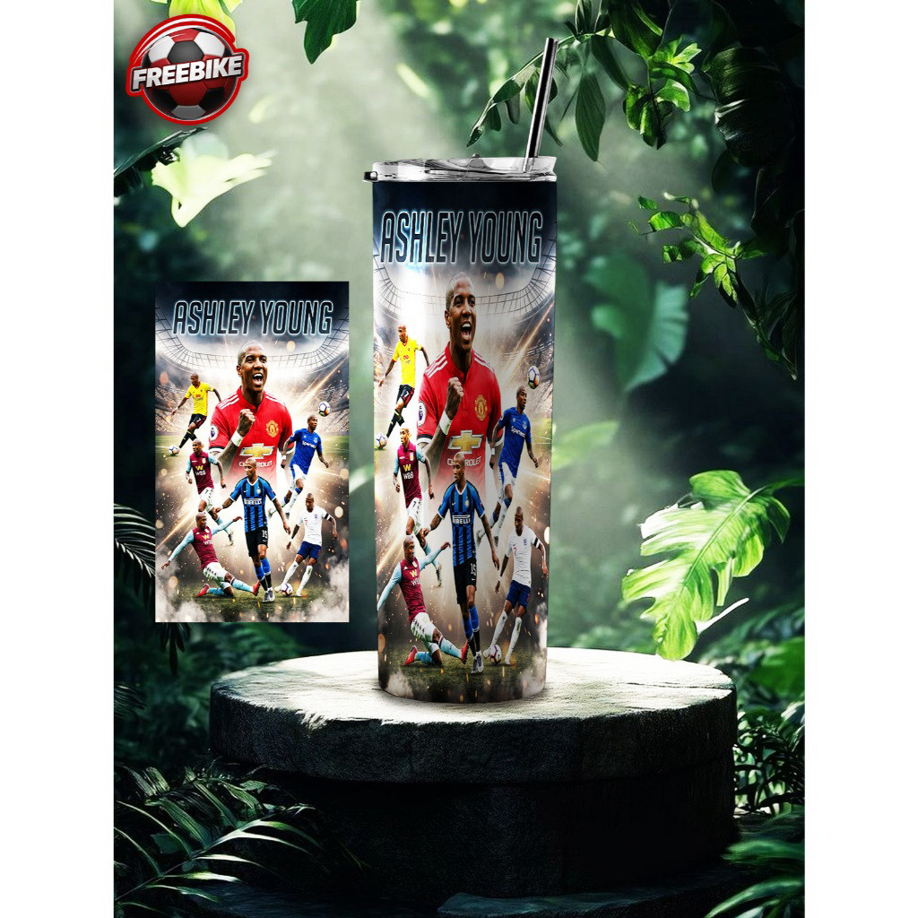 LY GIỮ NHIỆT QUÀ TẶNG HÀNG CAO CẤP BẰNG THÉP KO RỈ IN HÌNH ASHLEY YOUNG